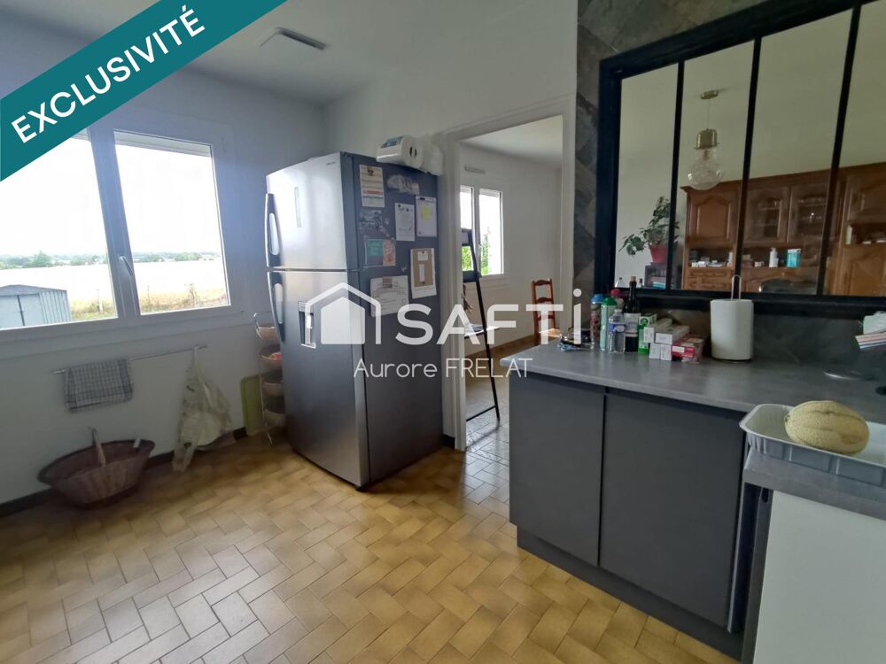 Vente Maison Pavillon sur sous sol avec vie de plain pied Antogny-le-tillac