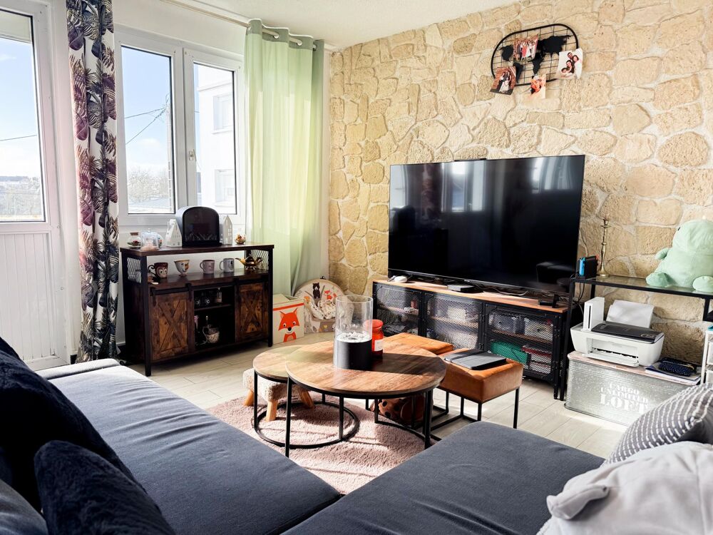 Appartement lumineux 67 m², 2 chambres & cave  Brest Rive Droite