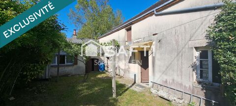   Maison en pierre à fort potentiel, agrandissement possible, terrain 800 m²,en bord de ruisseau Maison - 46 m²