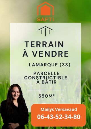 Terrain à vendre 550 m²