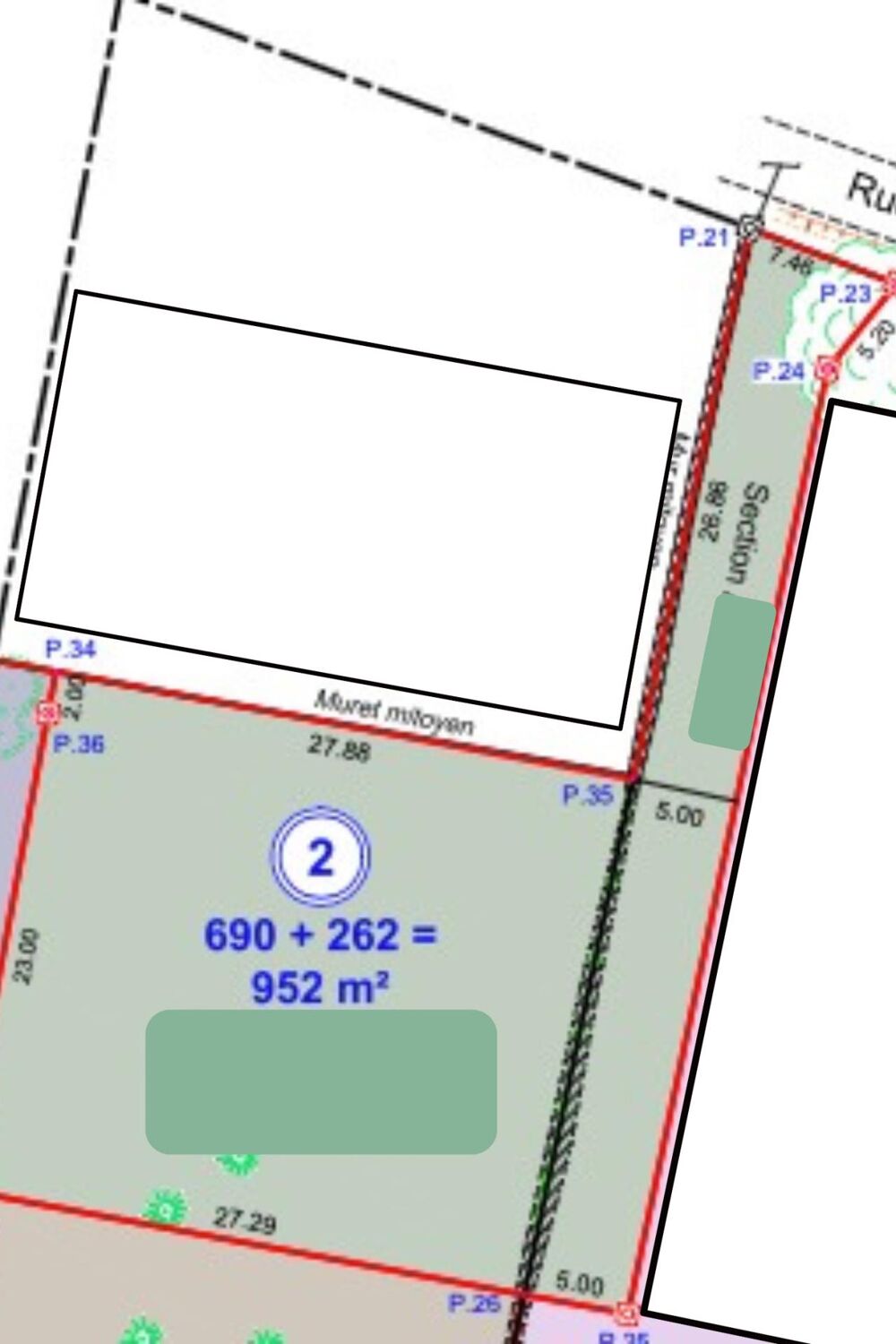 Vente Terrain Terrain 952m2 Saint-vallier