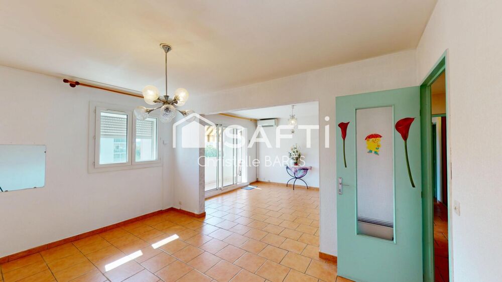 Appartement T3 avec balcon- cave- place de pkg
