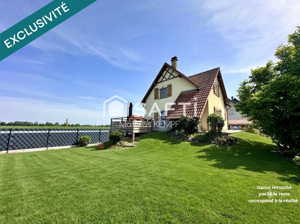MAISON 130m² hab. 4 ch. Terrain piscinable 620m²