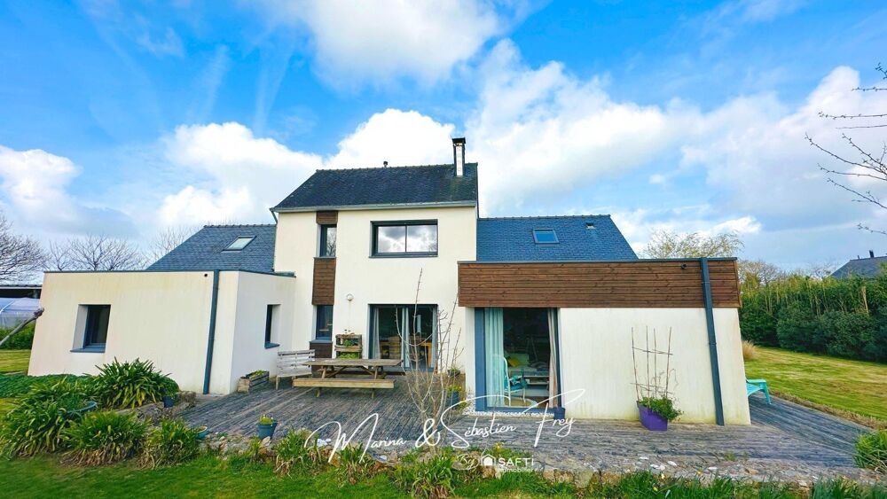 Maison contemporaine avec grand terrain