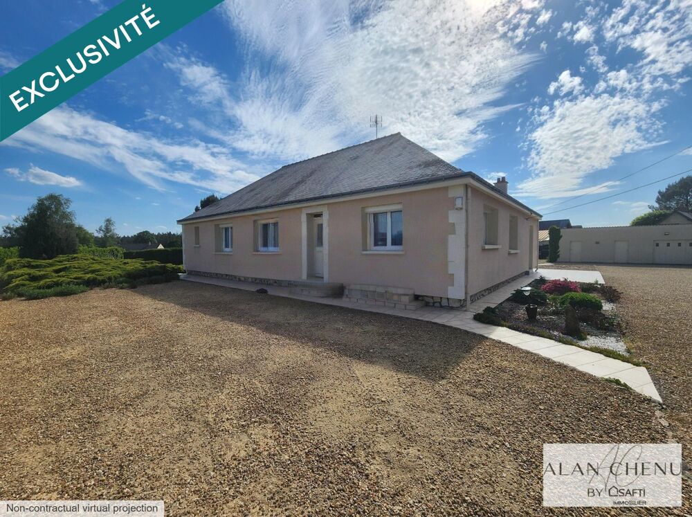 Maison Mouliherne de 130 m2 terrain de 2790m2