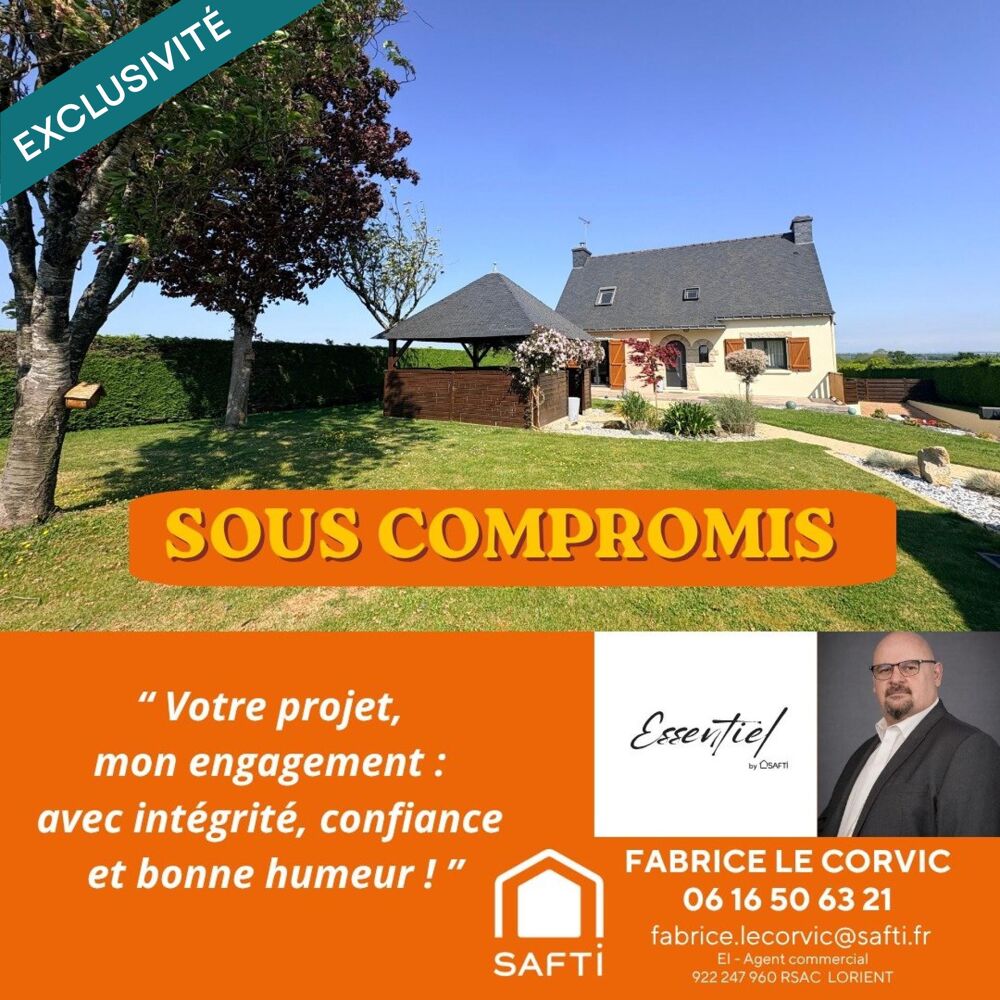 MAGNIFIQUE MAISON NEO BRETONNE SUR SOUS SOL DE 123 M2 SUR TERRAIN DE 3450 M2 A SAINT THURIAU