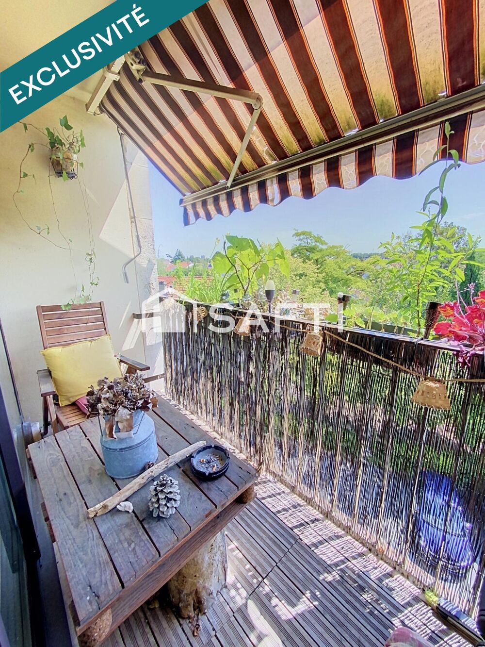 Appartement lumineux - Dernier étage 4/4 avec balcon