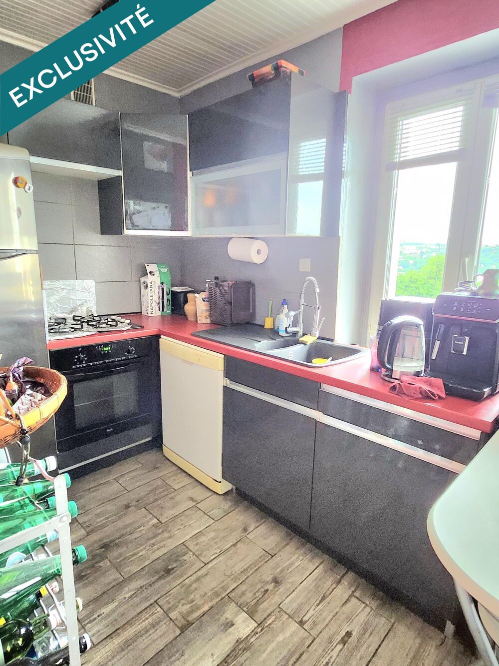 Vente Appartement GRAND T4 BALCON  COMBLE AMENAGEABLE  PARKING  GARAGE TERRAIN La grand-croix