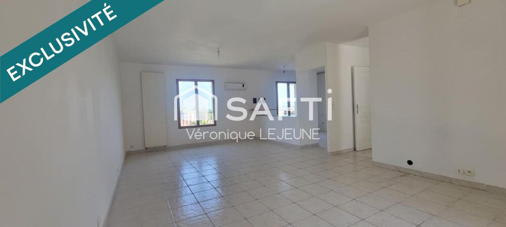 Maison 114 m², 3 chambres, balcon, double garage