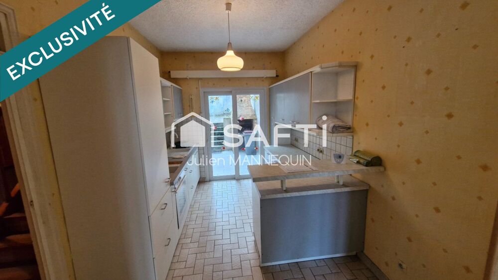 Vente Maison Maison semi mitoyenne 3 chambres, cours  terrasse Saint-quentin