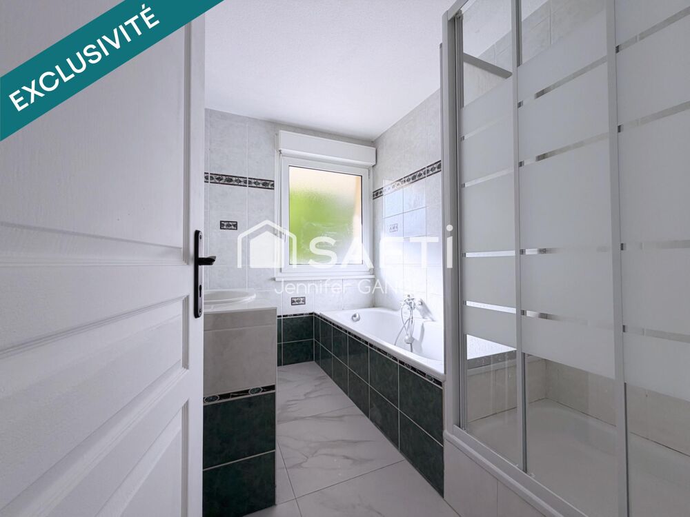 Vente Appartement Erstein : 4P rénové au calme, 2 balcons & garage Erstein