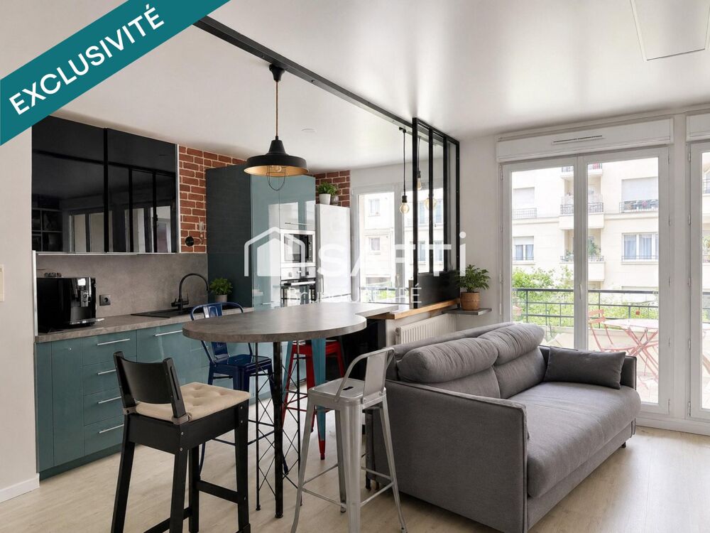 Vente Appartement Issy les Moulineaux, Appartement 3 Pièces 61 m², 2 chambres Issy-les-moulineaux