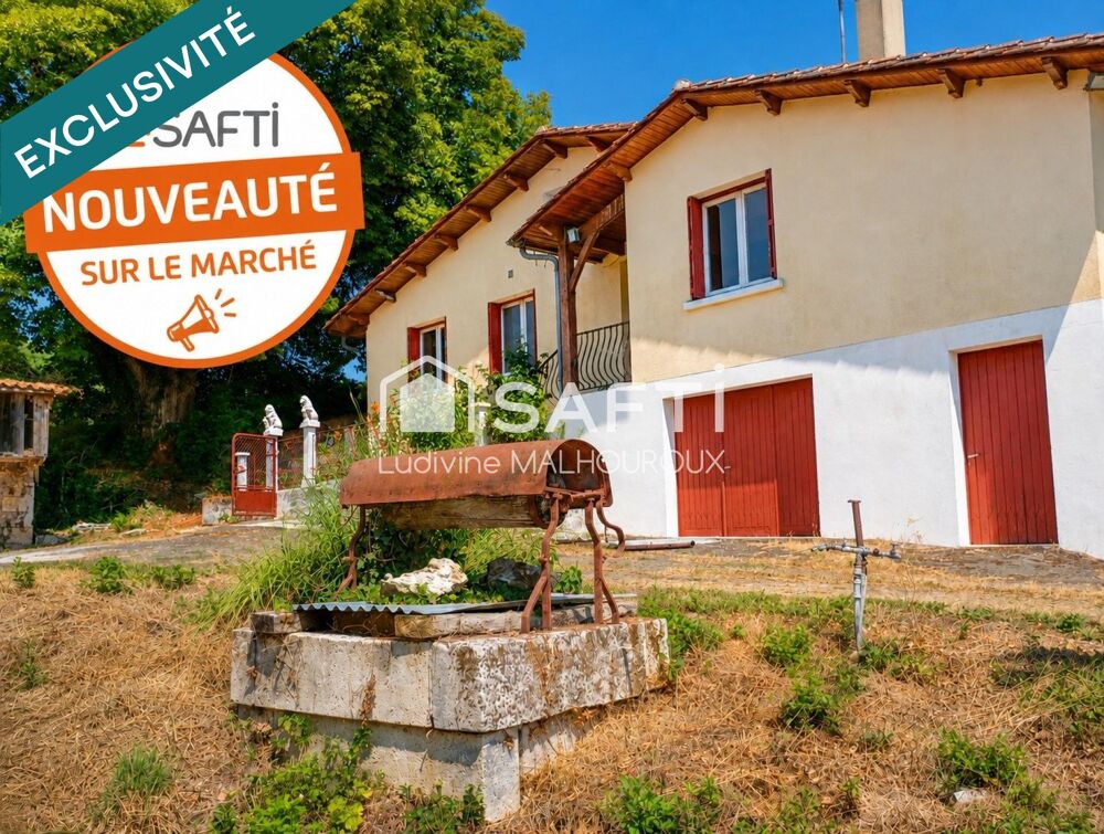 Maison à rénover avec dépendances et vue Panoramique sur la vallée