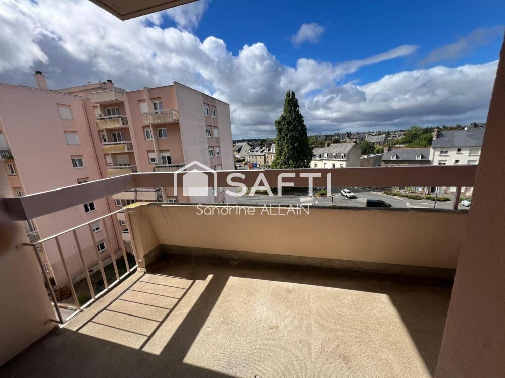 Saint-Brieuc  Proche gare  T2 avec balcon, garage et cave