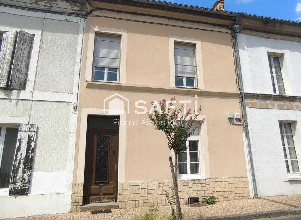Maison ville Lauzun 87m², 3 ch, garage, 185500€