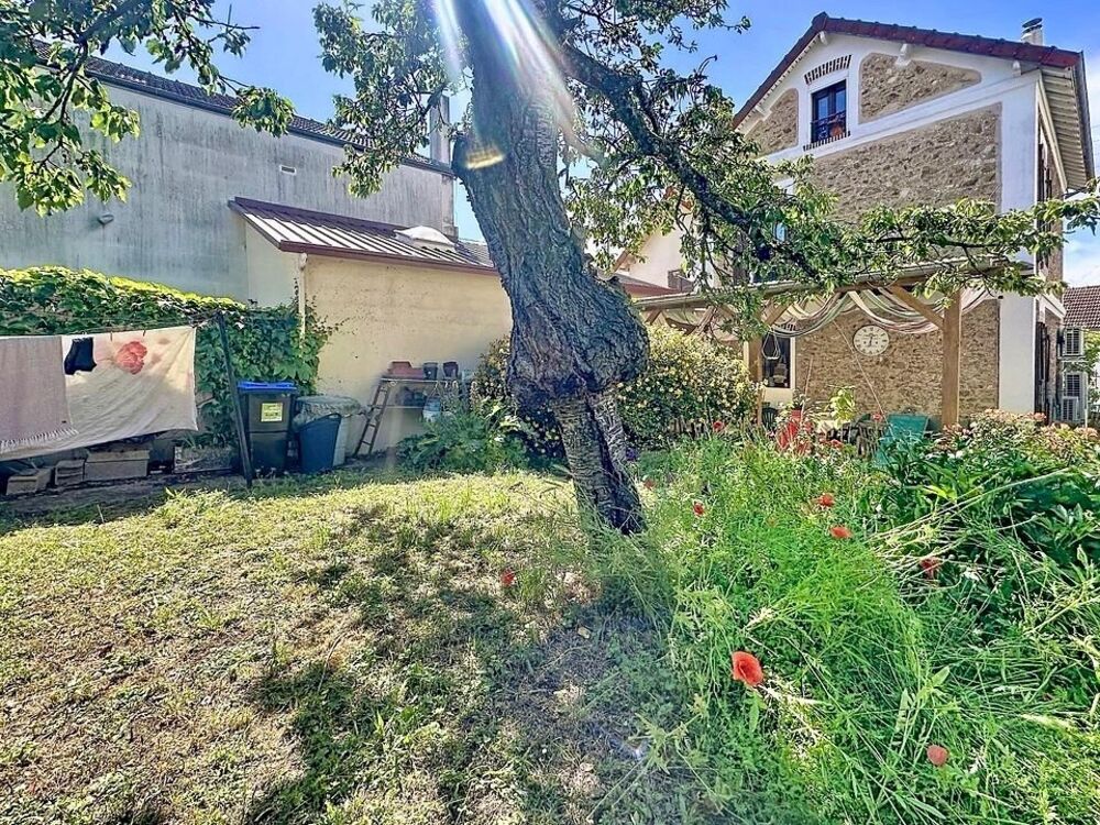Maison meulière avec jardin sud & garage  RER D à pied !