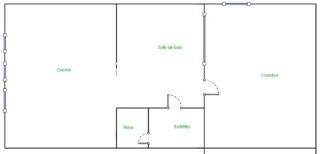  Appartement � vendre 2 pi�ces 45 m�