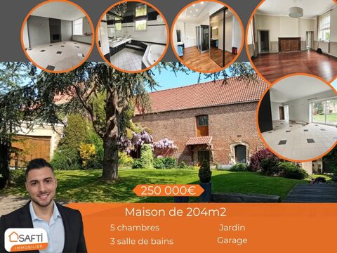   Maison de caract�re 204m2/ 808m2 5 chambres, jardin, garage Maison - 8 pi�ce(s) - 204 m�