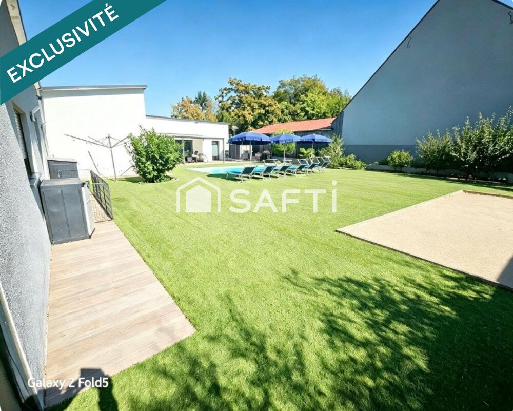 MAISON CONTEMPORAINE DEXCEPTION  216 m²  PISCINE CHAUFFÉE  GÎTE INDÉPENDANT