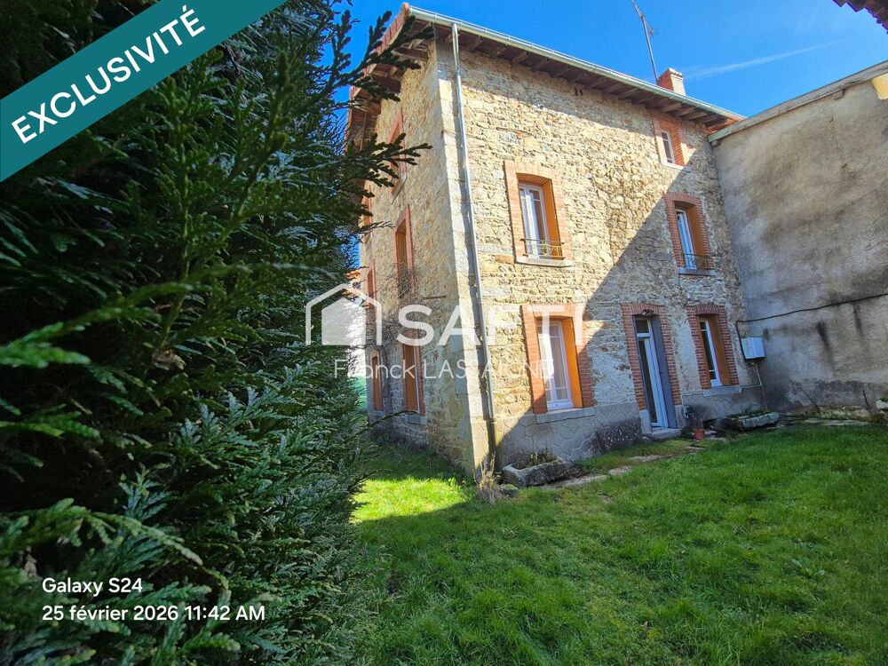 Maison en pierres 3 chambres avec jardin