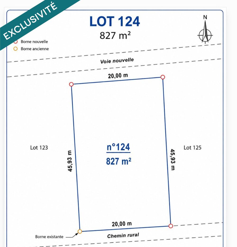 Vente Terrain Terrain plat Monteils