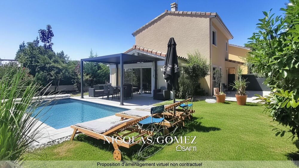 Belle maison T4 111 m² avec piscine, garage, DPE "C" - Collonges-Au-Mont-d'Or