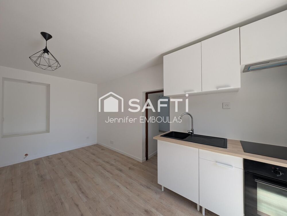 Maison rénovée - 3 pièces - 50 m² - jardinet