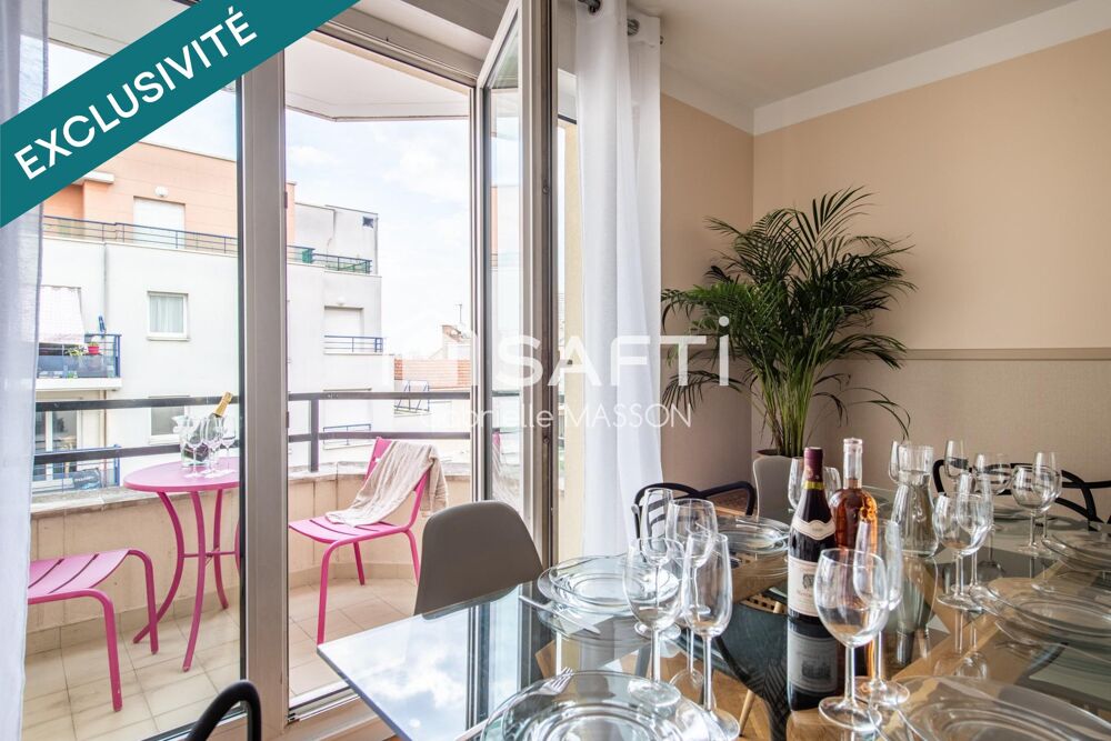 Bel appartement 5P avec balcon cave et parking
