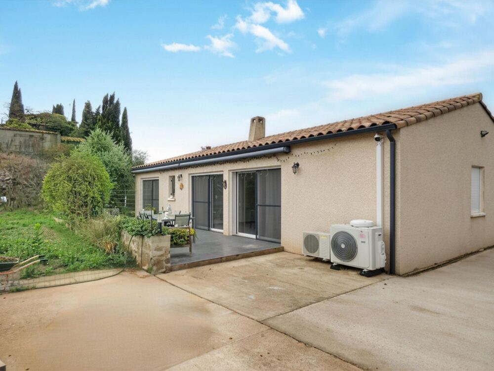 Vente Maison Villa 4 faces d'environ 103 m² sur terrain piscinable 645 m² Lezignan-corbieres