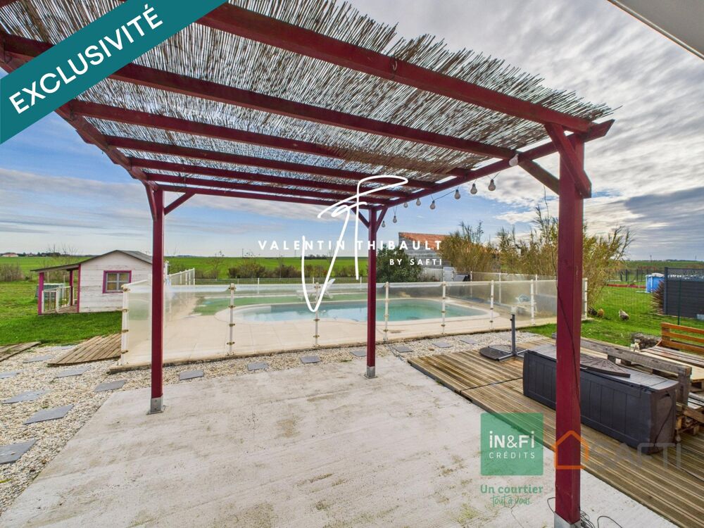 Vente Maison Maison T5 plain-pied au calme avec piscine � Chabournay Chabournay