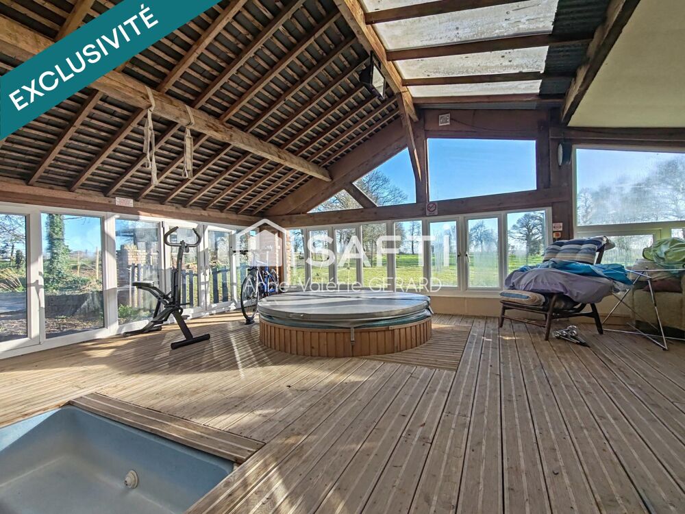 Maison 173m² avec 2.9 hect+Dépendance avec piscine