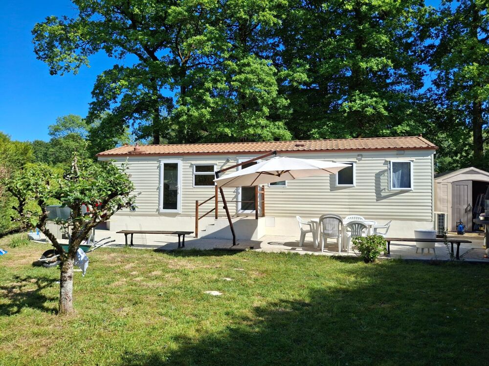 Vente Terrain Terrain de loisir avec un mobil home dans un écrin de verdure Egriselles-le-bocage