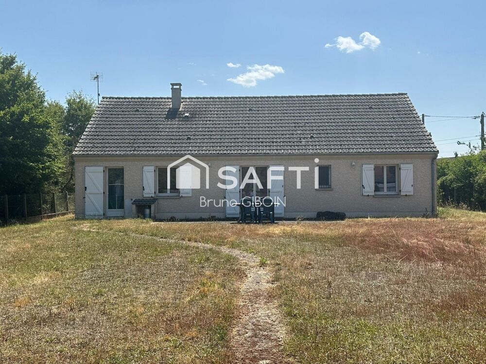 Pavillon 100 m², 4 pièces, 3 chambres, garage, terrain 1500 m²