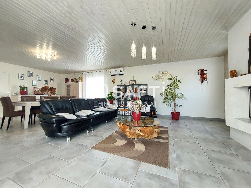 Une maison prête à vivre, avec piscine et espace