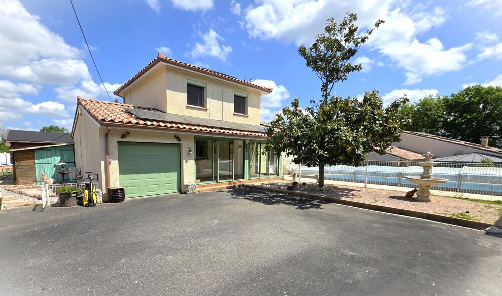 Maison t5 de 120-m² avec jardin et piscine