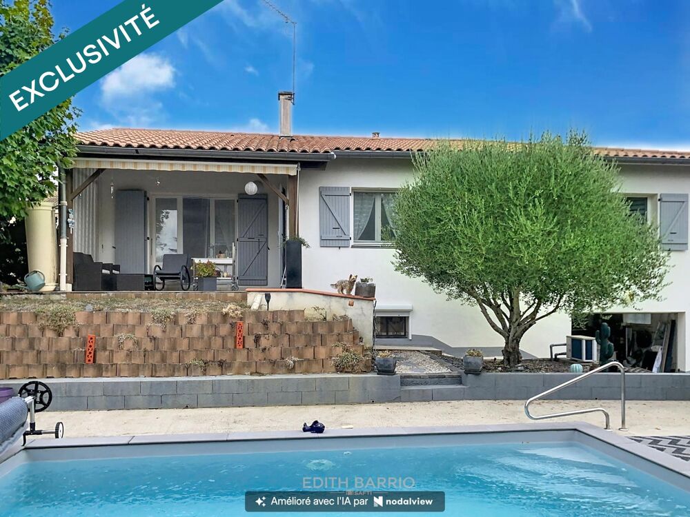 Vente Maison Une maison généreuse avec confort de plain-pied, la piscine en plus Pavie