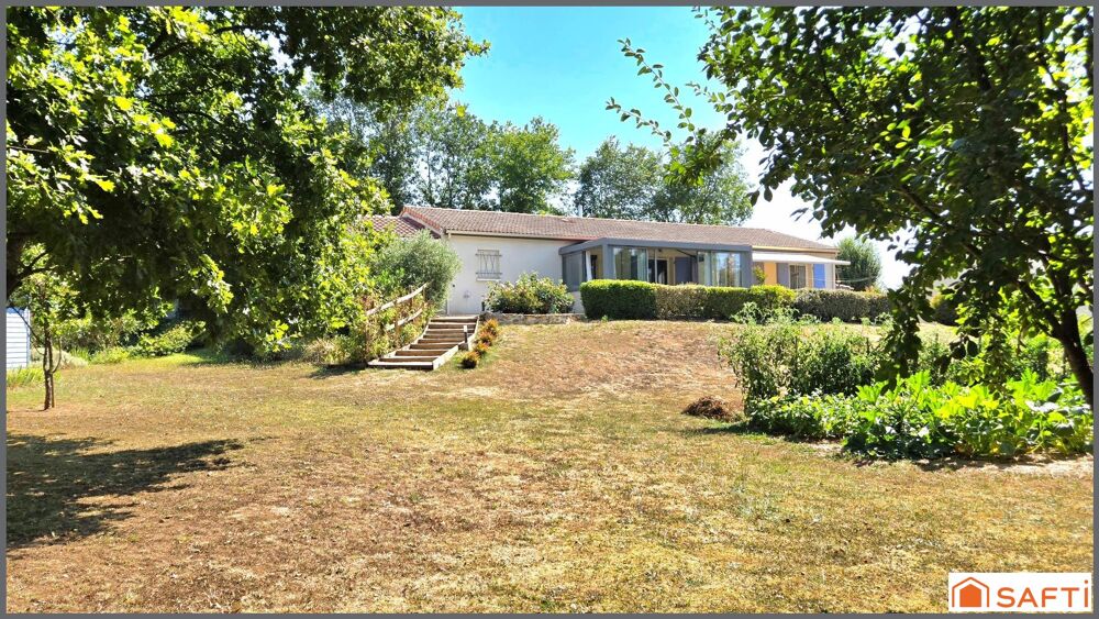 Maison contemporaine de plain-pied 118 m² sur parc arboré de près de 2000 m² à 5 mn de toutes commodités
