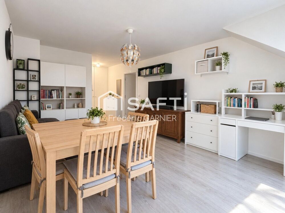 Vente Appartement Appartement T3 de 59 m² carrez, deuxième et dernier étage. 2 places de parking souterraines. Chevry-cossigny