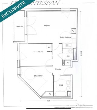  Appartement  vendre 3 pices 67 m