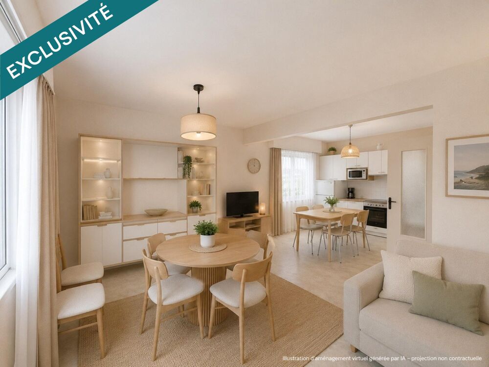 Vente Appartement Appartement Jullouville : plage et commerces à pied, 47 m2 Jullouville