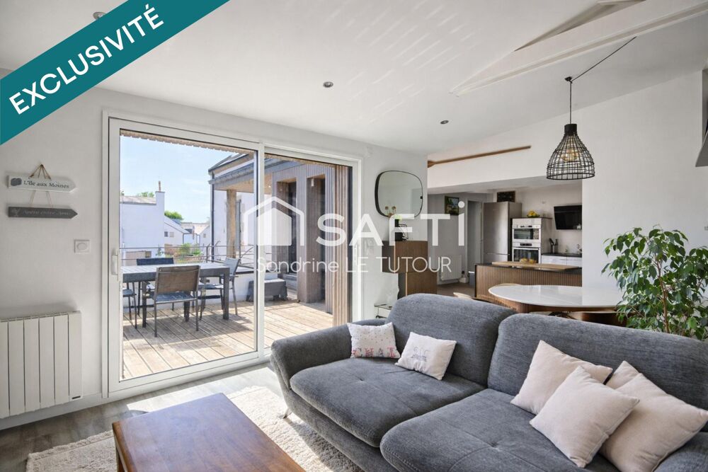 Appartement duplex T4 avec terrasse et garage