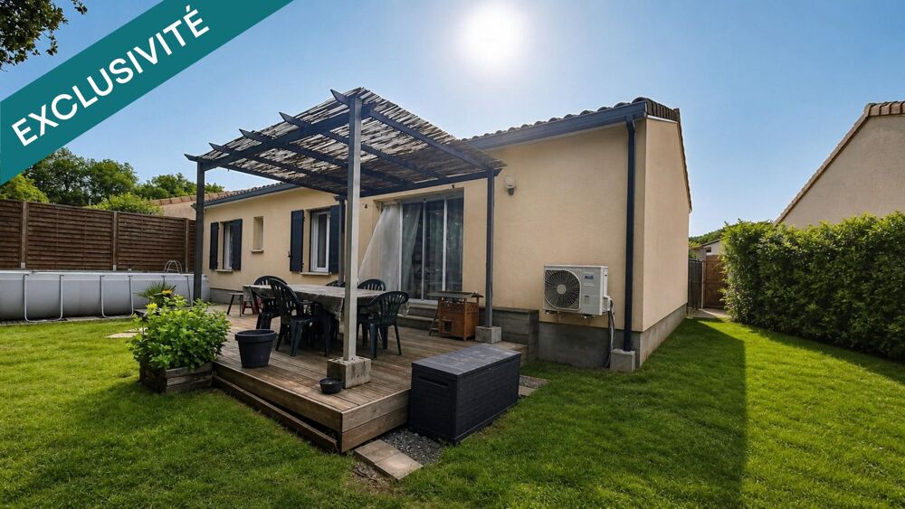 Vente Maison maison de 92 m2 avec trois chambres et un bureau situé a Saint Quentin de Baron sur un terrain de 440m2 proche de toute commodit Saint-quentin-de-baron