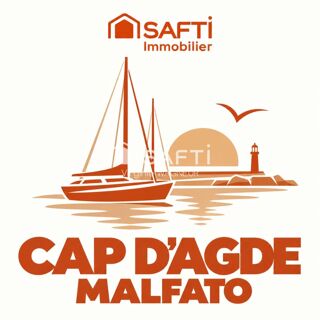 Vente Appartement T3 traversant avec vue port et piscine Cap d'agde
