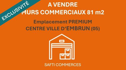 &Agrave; VENDRE – MURS COMMERCIAUX - EMPLACEMENT PREMIUM &Agrave; EMBRUN 227300 05200 Embrun