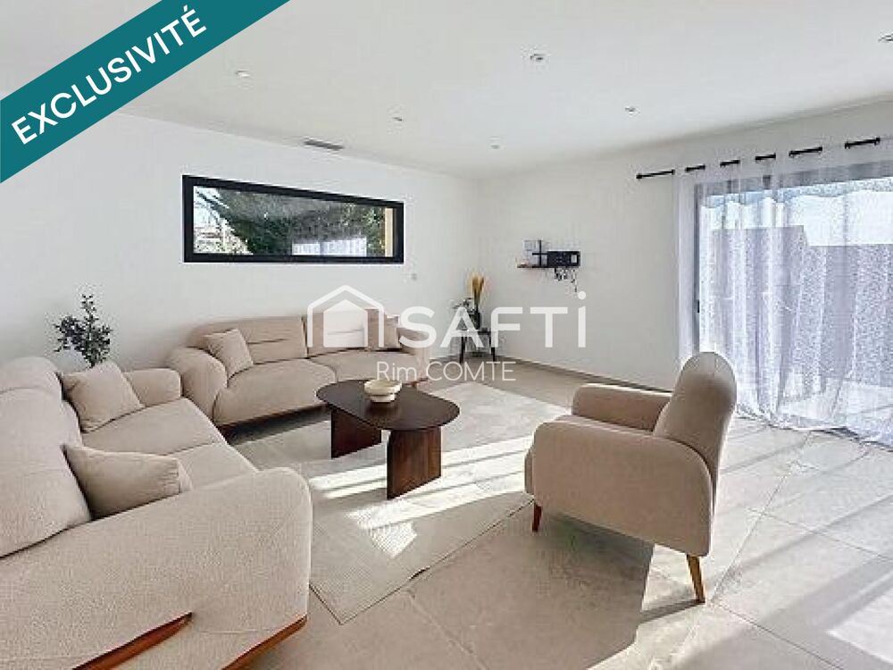 Maison contemporaine de plain-pied  142 m²  Prestations haut de gamme