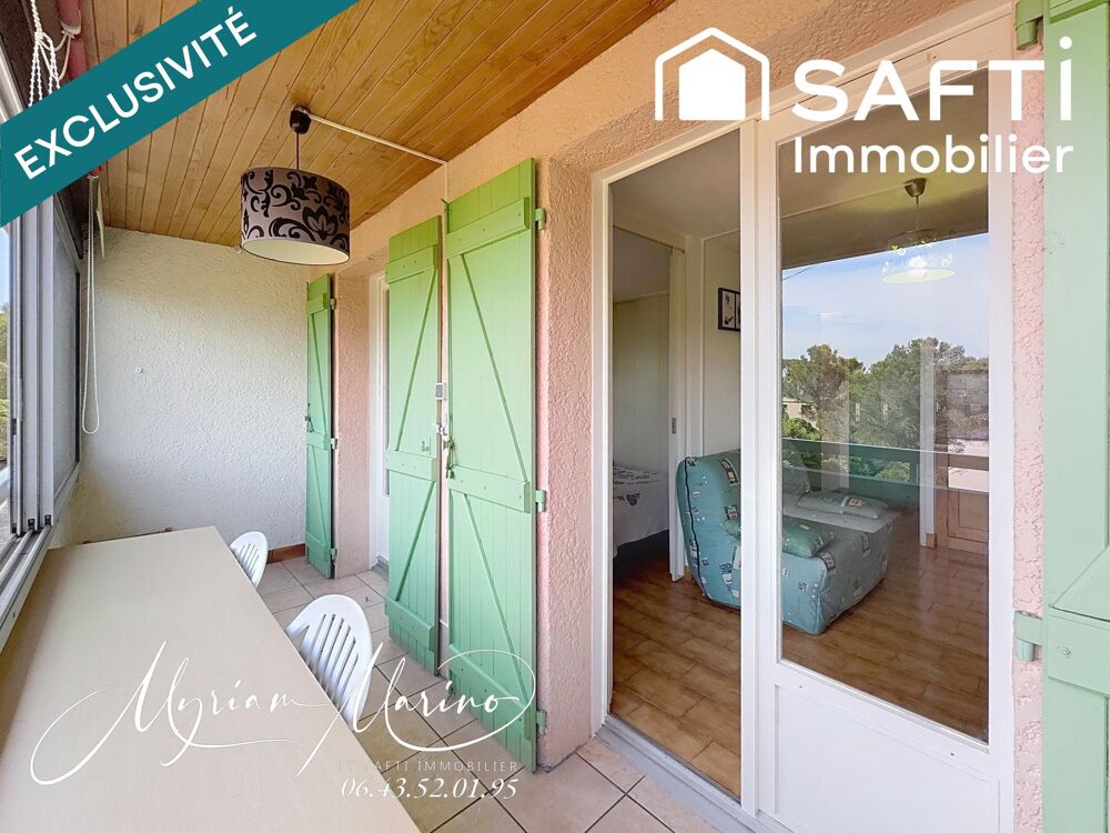 SAINT-AYGULF  2 PIÈCES DERNIER ÉTAGE AVEC VUE MER + GARAGE