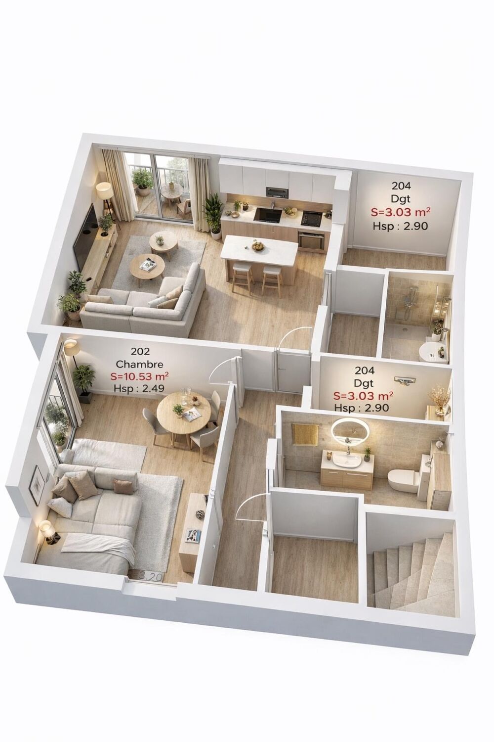 Vente Appartement INVESTISSEMENT PREMIUM – EMPLACEMENT N°1 À Sète Sete
