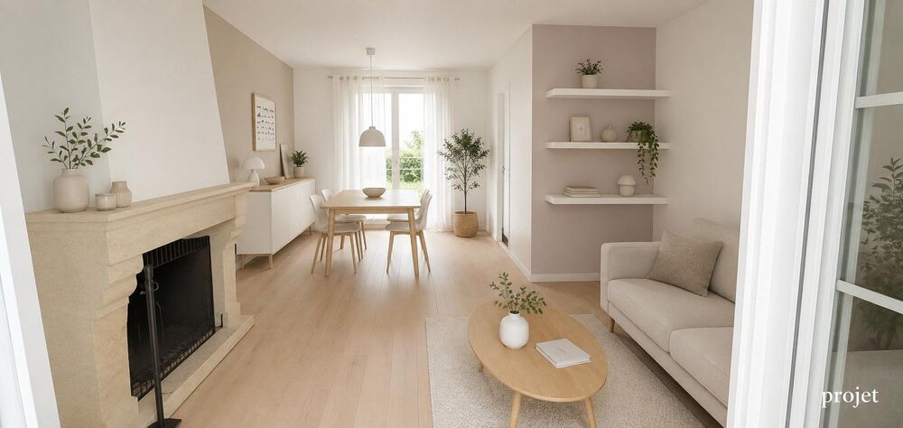 MAISON RÉNOVÉE DE PLAIN-PIED SANS VIS-A-VIS - 3 CHAMBRES