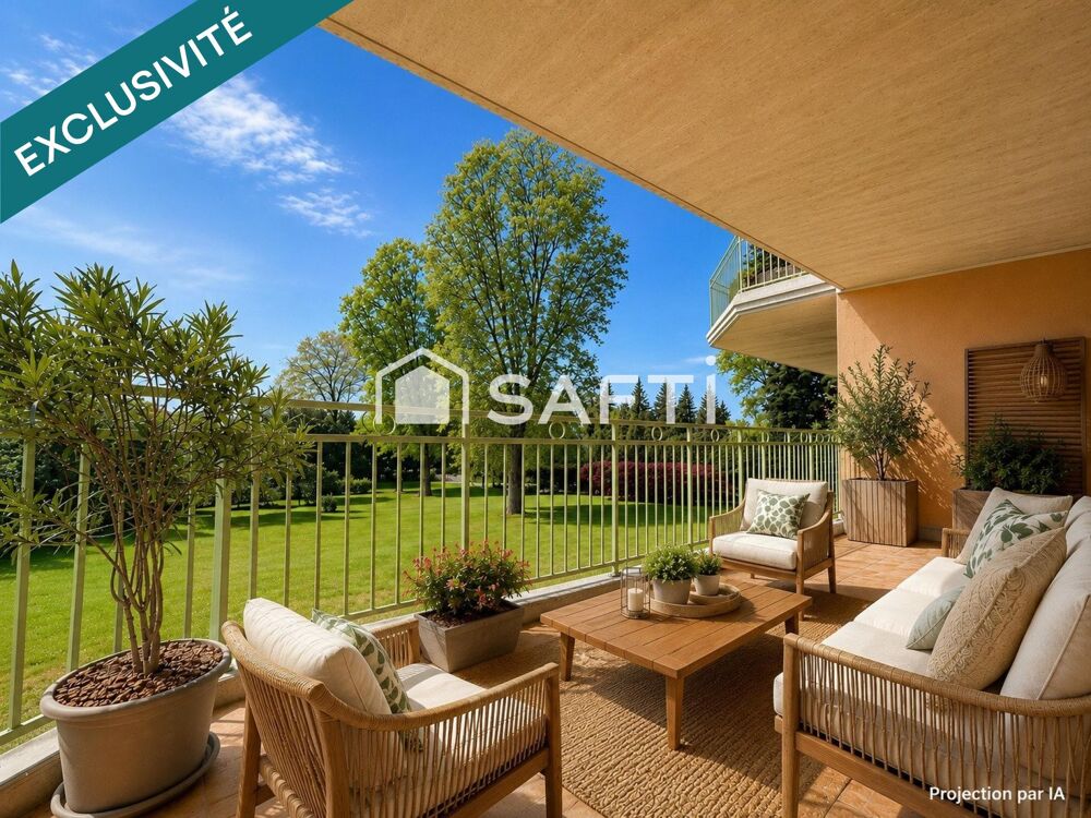APPARTEMENT T3 avec grande terrasse au coeur d'un environnement verdoyant.
