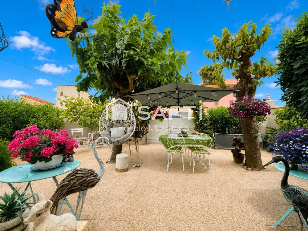 LE BARCARES (66), MAISON T3, DE 56 M2, AVEC MAGNIFIQUE JARDIN, STATIONNEMENTS, 2 MIN DE LA PLAGE